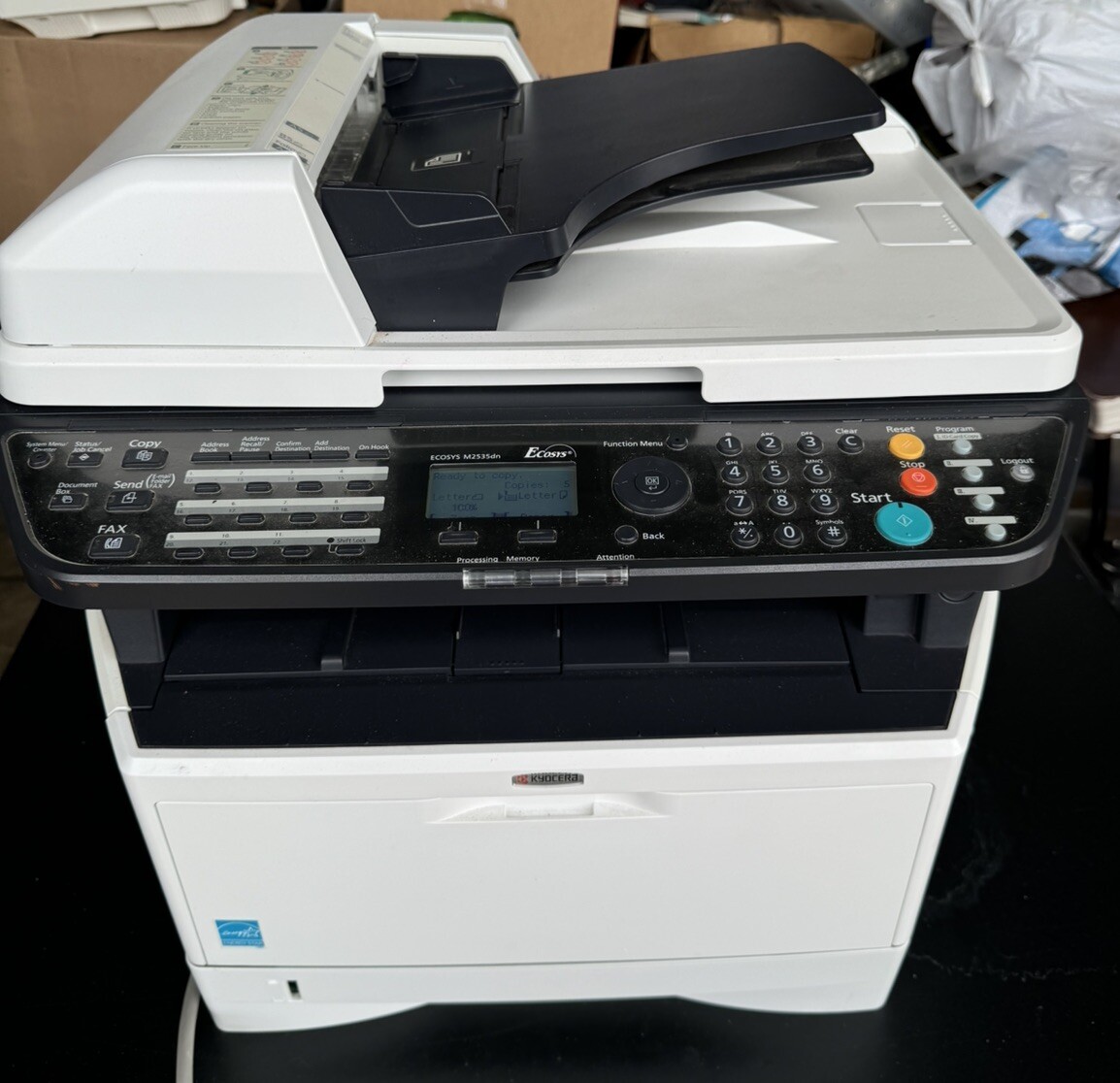 Kyocera Ecosys M2535DN All-In-One Monochrome Laser Printer/Scanner ...