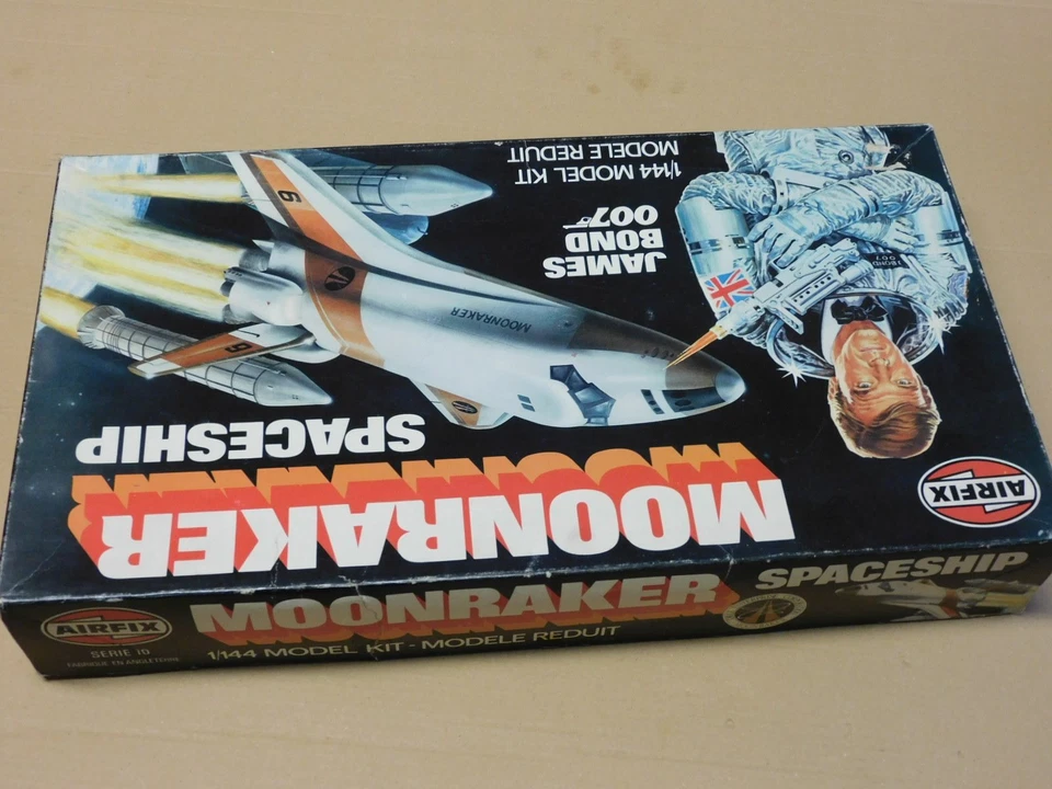 Airfix Moonraker 007 Space ship James Bond Space Shuttle 1:144 vintage kit 1979 - Immagine 4 di 4