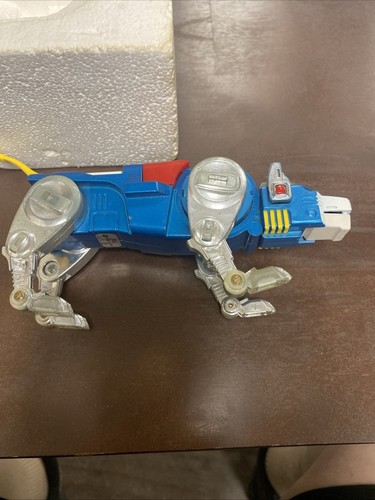 Voltron III Blue & Red Mighty Lion Robots Set W/Box Complete Matchbox 1984 - Imagen 11 de 22