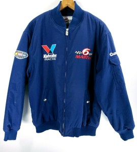 Chase Authentics NASCAR Valvoline Racing Mark Martin #6 Jacket Men's Large Navy | eBay
