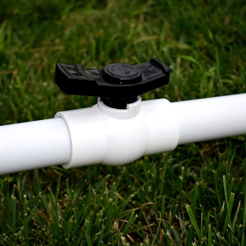 2" PVC Ball Valve, Shut-Off Valve with Smooth and Excellent Handle, Rated at ... - Picture 6 of 7