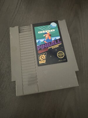 PINBALL (Nintendo Entertainment System NES, 1985) Tested, Cartridge Cart Only