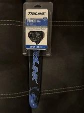 New 14" TRILINK CHAINSAW Guide BAR +Chain Bundle 14 INCH BLACK NEW S52 3/8" LP