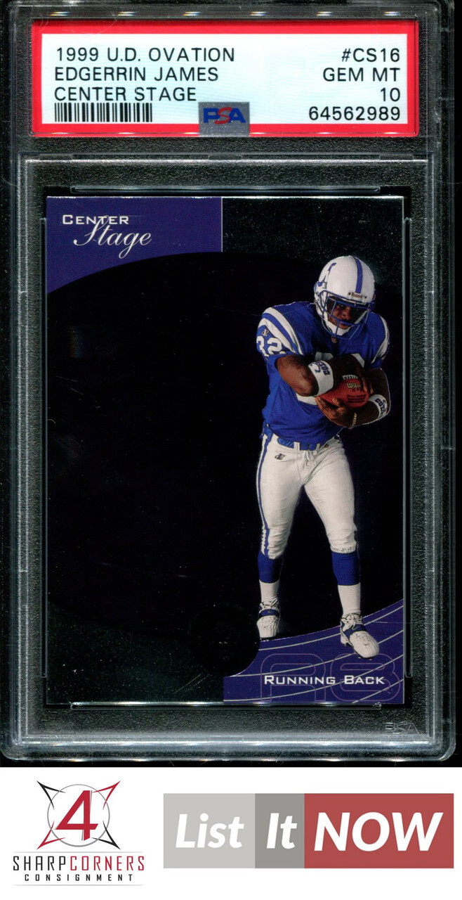 Edgerrin James Upper Deck Ovation Center Stage #CS16 Center Stage