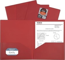 Folder  Portfolio  Two Pocket  Letter Size  25-Pack  C-Line  33954