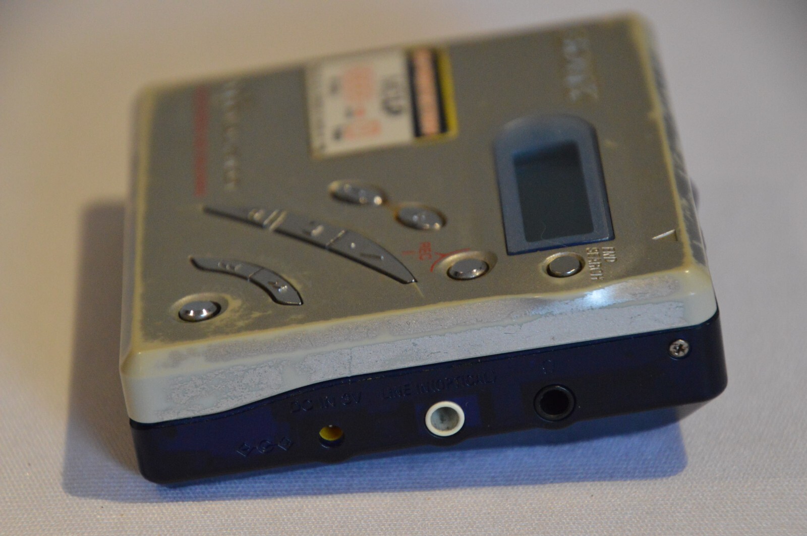 Sony Blue Minidisc MZR500 Recording MD Grelly UK