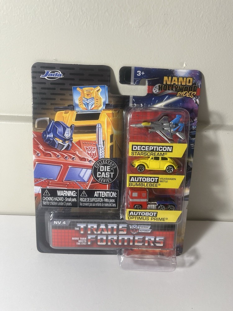 Jada Die-Cast NANO Hollywood Rides The Trans Formers 3 Pack