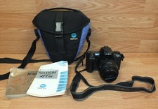 Genuine Minolta Maxxum HT Si AF Zoom 35-70 Black Vintage Film Camera  READ 