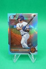 2022 Bowman Draft Base Chrome Sky Blue Refractor #BDC-47 Kevin Parada LPN