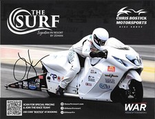CHRIS BOSTICK NHRA Autographed Hero Card PRO STOCK MOTORCYCLE 2025