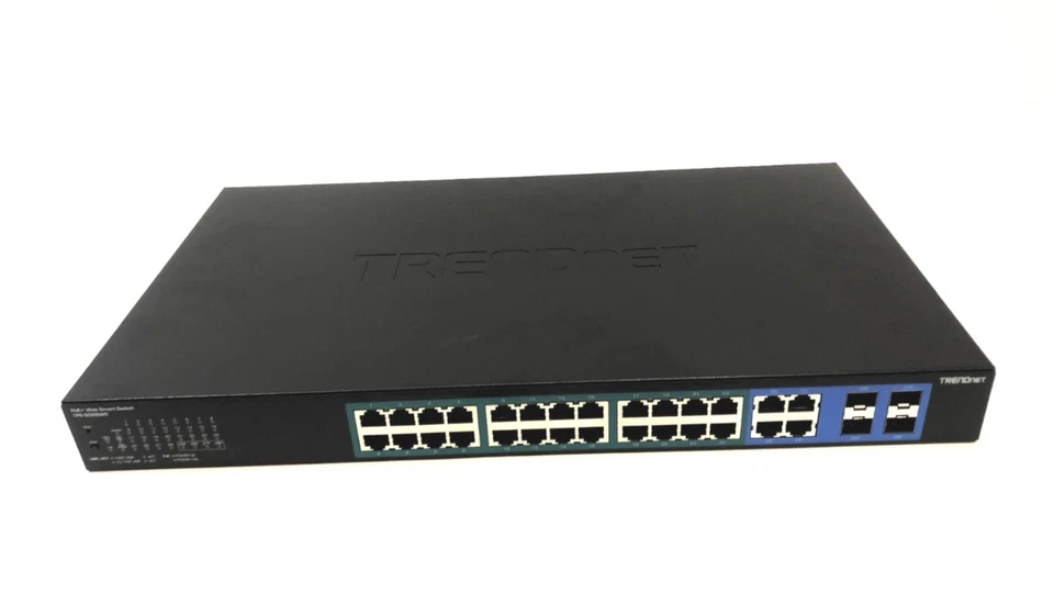 Trendnet 28-Port Gigabit Web Smart PoE+ Switch (Powers On) TPE-5028WS USED - Image 2 of 4