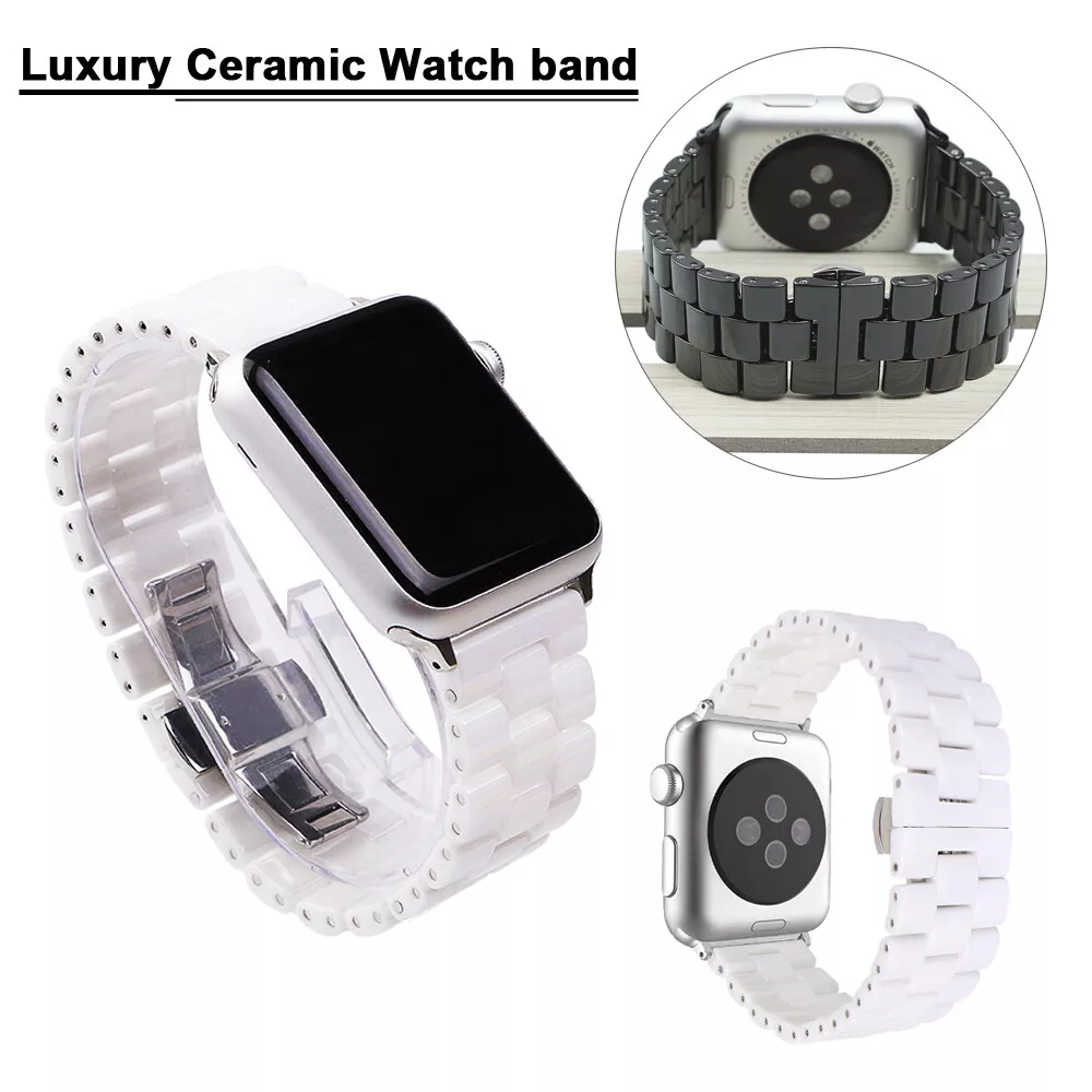 Ceramic link apple watch band cheap