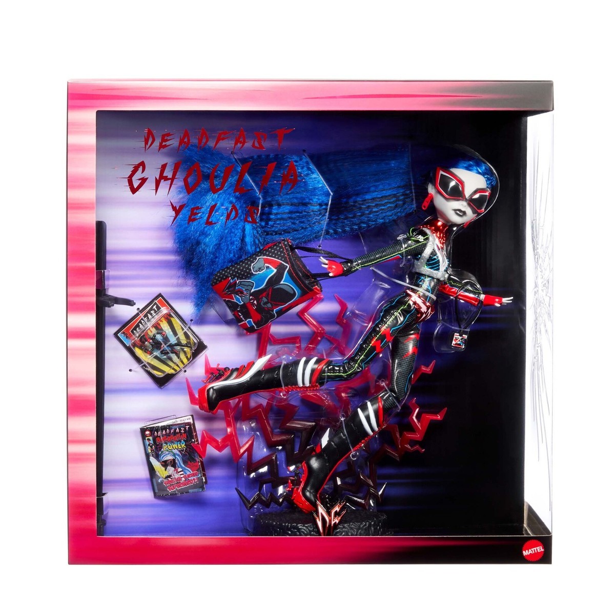 SDCC 2024 Mattel Monster High Deadfast Ghoulia Yelps Superhero