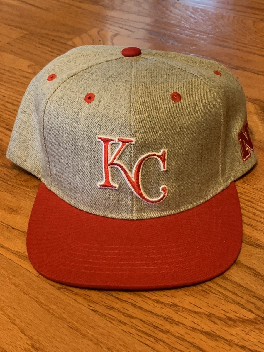 VTG 90s MLB Kansas City Royals Snapback Hat Cap Nebraska FSKC Rally House  Rare