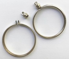 Coin Holder Bezel 38mm 1 1/2 Silver Plate cha...