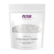 NOW Solutions, Magnesium Flakes, 100 Pure, Highly Concentrated, 26.5-Ounce