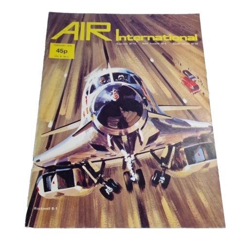 Air International Magazine VOL 8 No 2 February 1975 Rockwell B-1 Planes Aircraft - Picture 1 of 12
