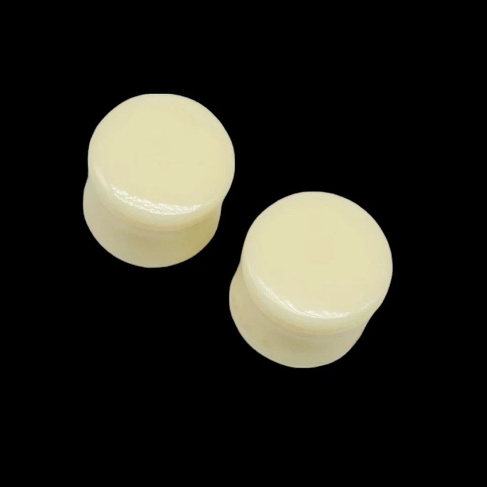 Tapón para los oídos Buffalo BONE, medidores de forma redonda - tapones para los oídos, hecho a mano tamaño 3 mm a 50 Foto 3 de 4