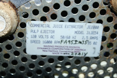 Estrattore di Succo Commerciale Waring JE2000 - Testato/Funzionante - Foto 11 di 11