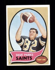 1970 Topps Football #74 DAVE PARKS NEW ORLEANS SAINTS - Vintage Card
