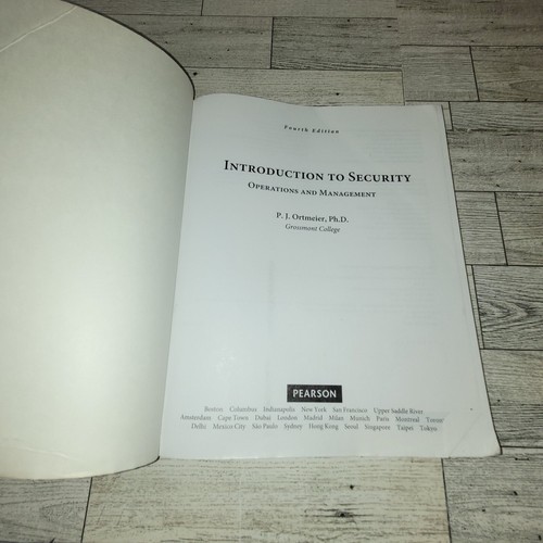 Introduction to Security : Operations and Management by P. J. Ortmeier (2012,... - Picture 4 of 4