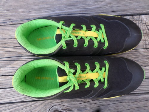 Merrell Altalight Black/Green/Yellow Sneakers Boys 7 M - Picture 5 of 7