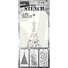 Tim Holtz Mini Layering Stencil SET 62 THMST062 Stampers Anonymous