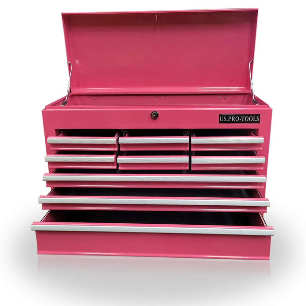 423 US PRO TOOLS AFFORDABLE TOOL STORAGE CHEST BOX PINK TOOL BOX