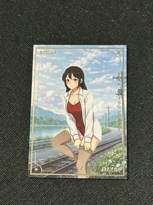 2026 Stella Korea Touch Maxim JANG EUNBI Sketch Manga Card   Korean Model  