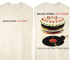 The Rolling Stones T-Shirt 1969 LET IT BLEED LP Mick Jagger New 2 Sided