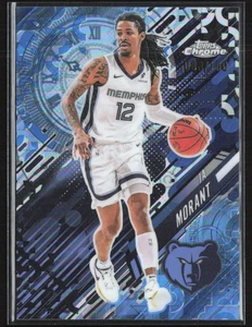 2025 Topps Chrome Ja Morant Refractors Blue (RAW)