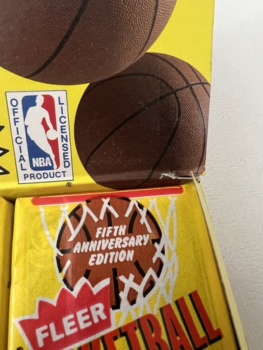 1990 FLEER Basketball Wax Box - 36 Sealed Packs Michael Jordan Larry Bird NBA 1C - Picture 3 of 11
