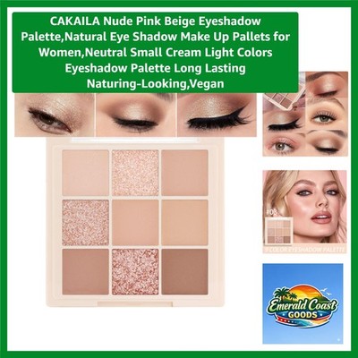 Natural Looking Eyeshadow Palette - 9 Versatile Shades for Stunning Makeup
