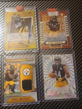 2022 Panini NFL George Pickens Stardust SSP Steelers Auto /3 Jersey