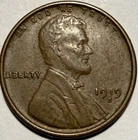 1919 S Lincoln Wheat Cent ~ VF - BD2080
