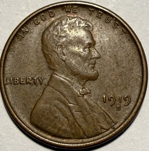 1919 S Lincoln Wheat Cent ~ VF - BD2080