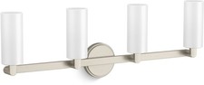 Kohler Lighting 35875-SC04 Crue 4 Light 31"W Vanity Light - Nickel