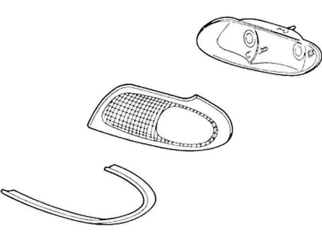 Conjunto de lámpara trasera original Ford YF1Z-13405-AB Foto 3 de 3