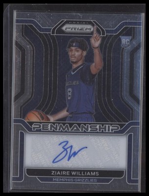 2021-22 Panini Prizm #RP-ZWL Ziaire Williams Rookie Penmanship