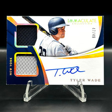 2018 Panini Immaculate TYLER WADE #RDM-TW Rookie Dual Materials Auto Gold /49