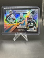 2018 Prizm Trifecta Cam Newton Christian McCaffrey Moore RC Panthers Silver SSP 