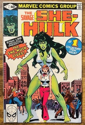 SAVAGE SHE-HULK 1 SCARCE DIRECT EDITION 1ST APP SHE-HULK JENNIFER WALTERS 1980 B