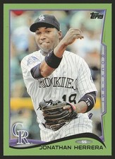 2014 Topps #152 Jonathan Herrera Green