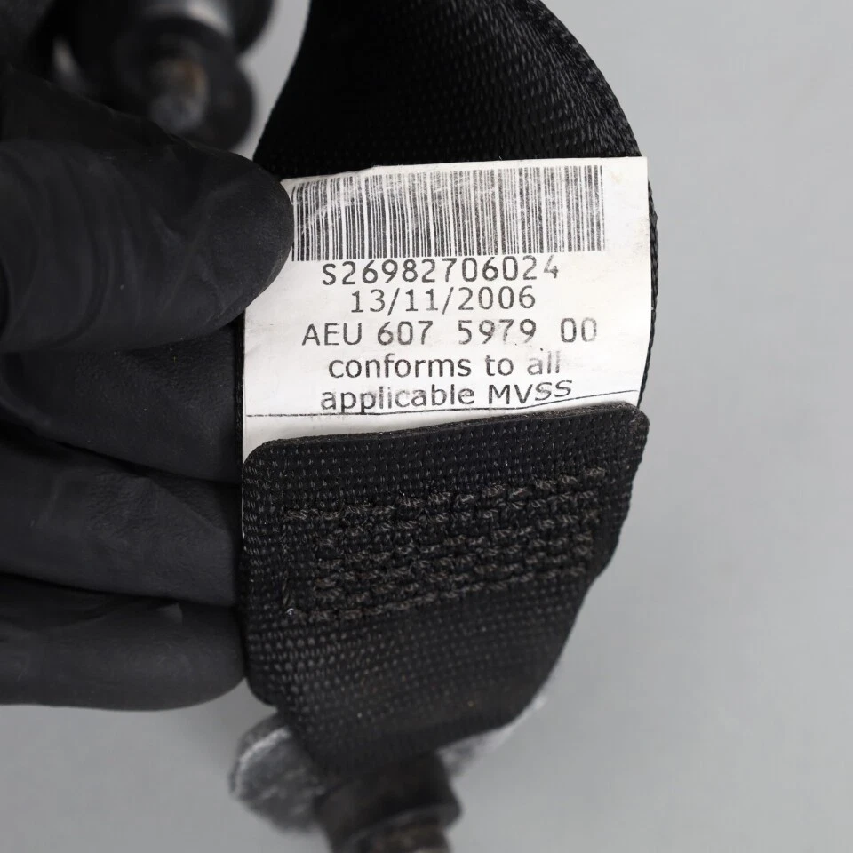 2002-2008 BMW 745i 750Li 760Li Right Front Seat Belt 72116982706 OEM Used Foto 3 de 4