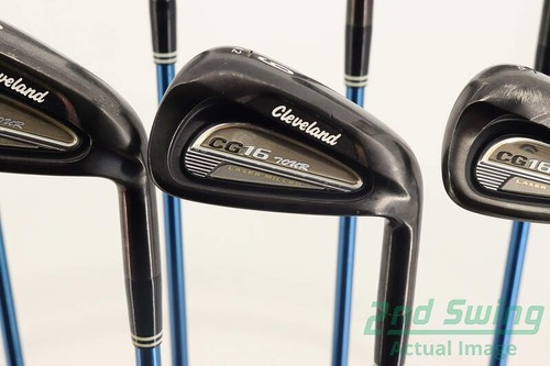Cleveland CG16 Black Pearl Iron Set 3-PW Graphite Regular Right +1/4" - Picture 2 of 8
