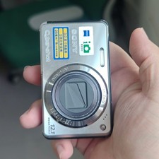 Sony Cyber-shot DSC-W290 12.1MP CCD Vintage Digital Camera Silver 85 new