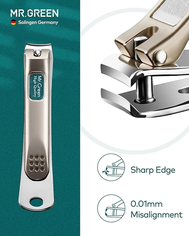 MR.GREEN Maniküre Set Männer | Solingen Edelstahl | Lederetui - Bild 2 von 4