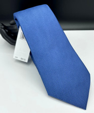 Tommy Hilfiger Men's Silk Blend Tie Blue Textured NEW MSRP: 69.50