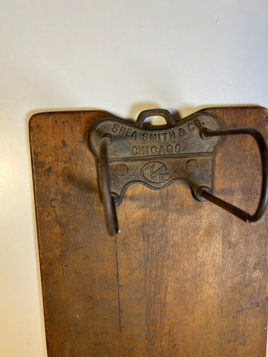 Antique Two Prong Cast Iron Wood Tally Clipboard Shea Smith