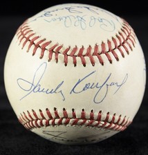 BOB GIBSON - AUTOGRAPHED SIGNED BASEBALL WITH CO-SIGNERS